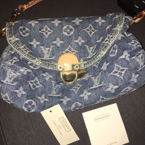 Louis Vuitton Handbags - Authentic Louis Vuitton denim purse